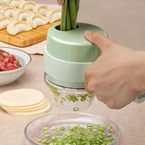 Cordless Electric Vegetable Processor  Compact Mini Food Chopper - Product detail 4