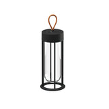 Portable LED Table Lamp  Glass Cylinder Design with Leather Handle - Product detail 24