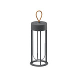 Portable LED Table Lamp  Glass Cylinder Design with Leather Handle - Product detail 23