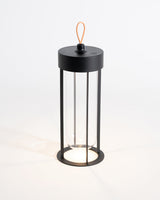 Portable LED Table Lamp  Glass Cylinder Design with Leather Handle - Product detail 21