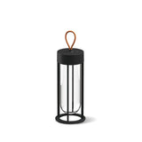 Portable LED Table Lamp  Glass Cylinder Design with Leather Handle - Product detail 27