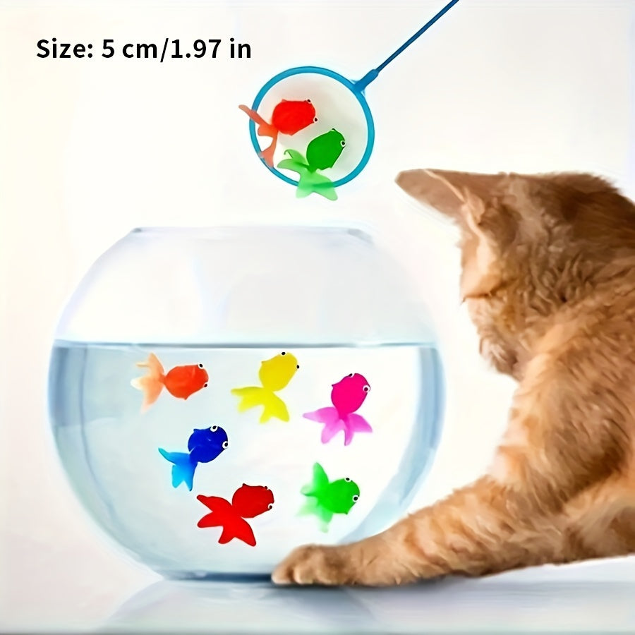 Floating Bath Fish Toys  12-Pack Rubber Animal Set - Product example