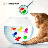 Floating Bath Fish Toys  12-Pack Rubber Animal Set - Product example