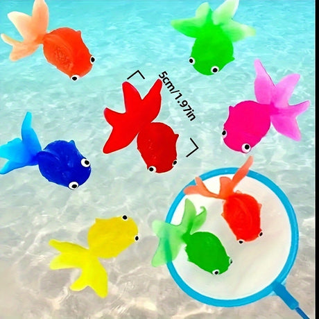 Floating Bath Fish Toys  12-Pack Rubber Animal Set - Product detail 5