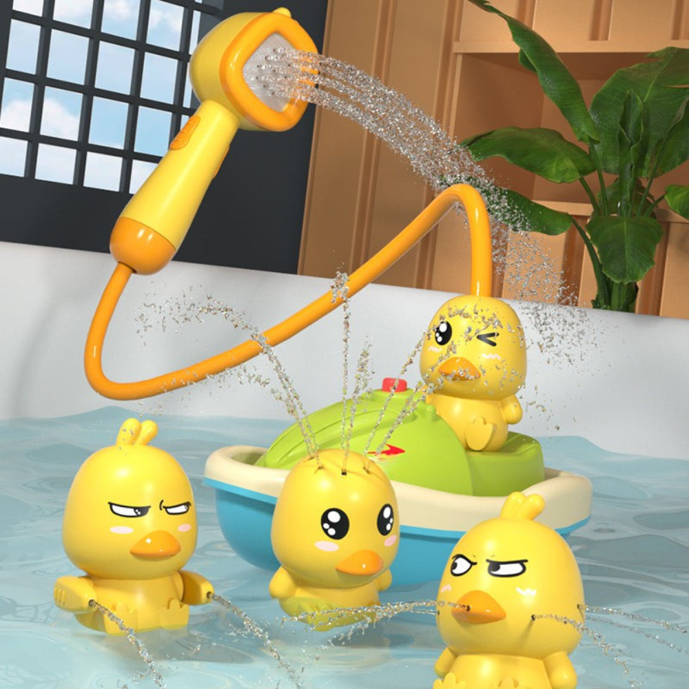 Bath Toy Set  Interactive Shower with Floating Ducks - Product example