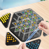 Strategy Board Game  Triangular Puzzle Challenge for Kids - Product showcase
