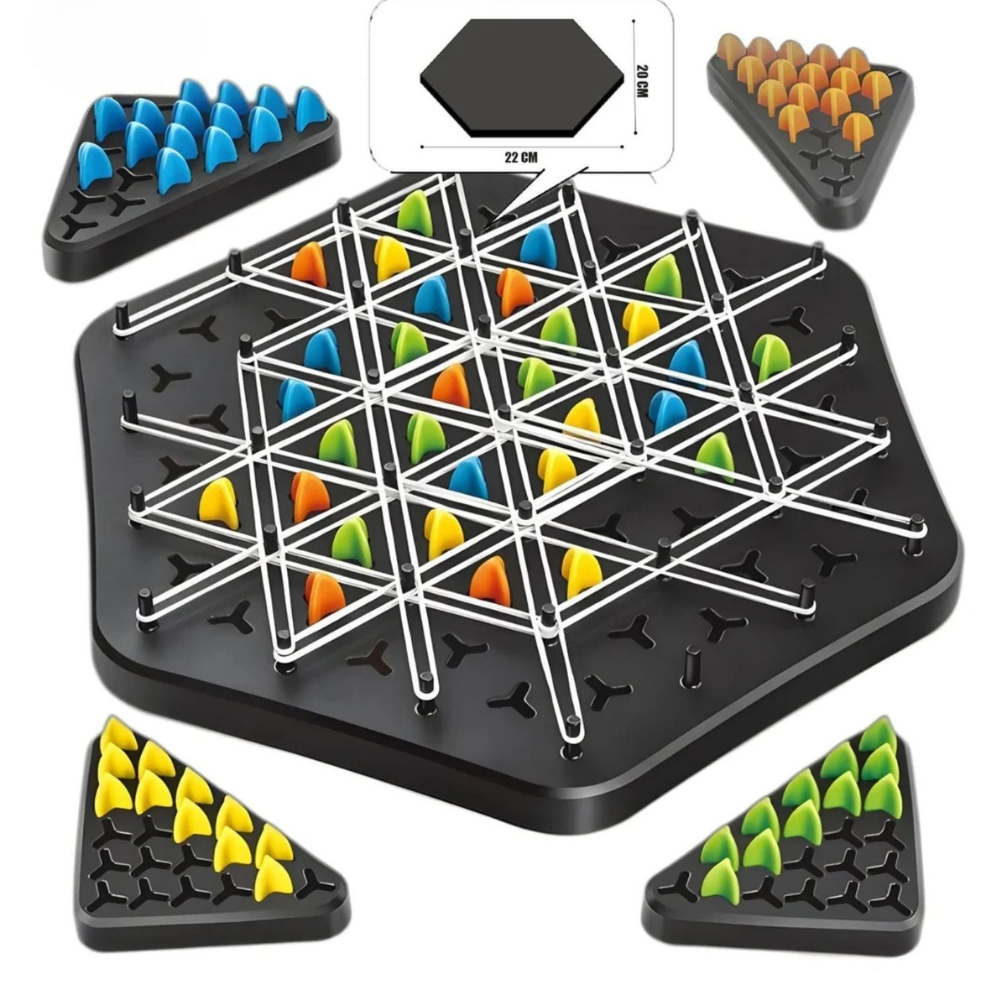 Strategy Board Game  Triangular Puzzle Challenge for Kids - Product detail 4