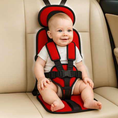 Portable Booster Seat  5-Point Safety Harness with Compact Design - Product example