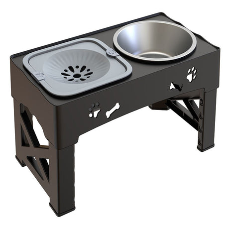 Elevated Dog Bowl Stand  Adjustable Height Slow Feeding Station - Product detail 5