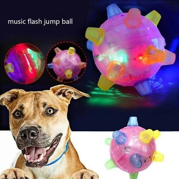 Interactive Dog Toy Ball  LED Light-Up Bouncing Ball - Product detail 4