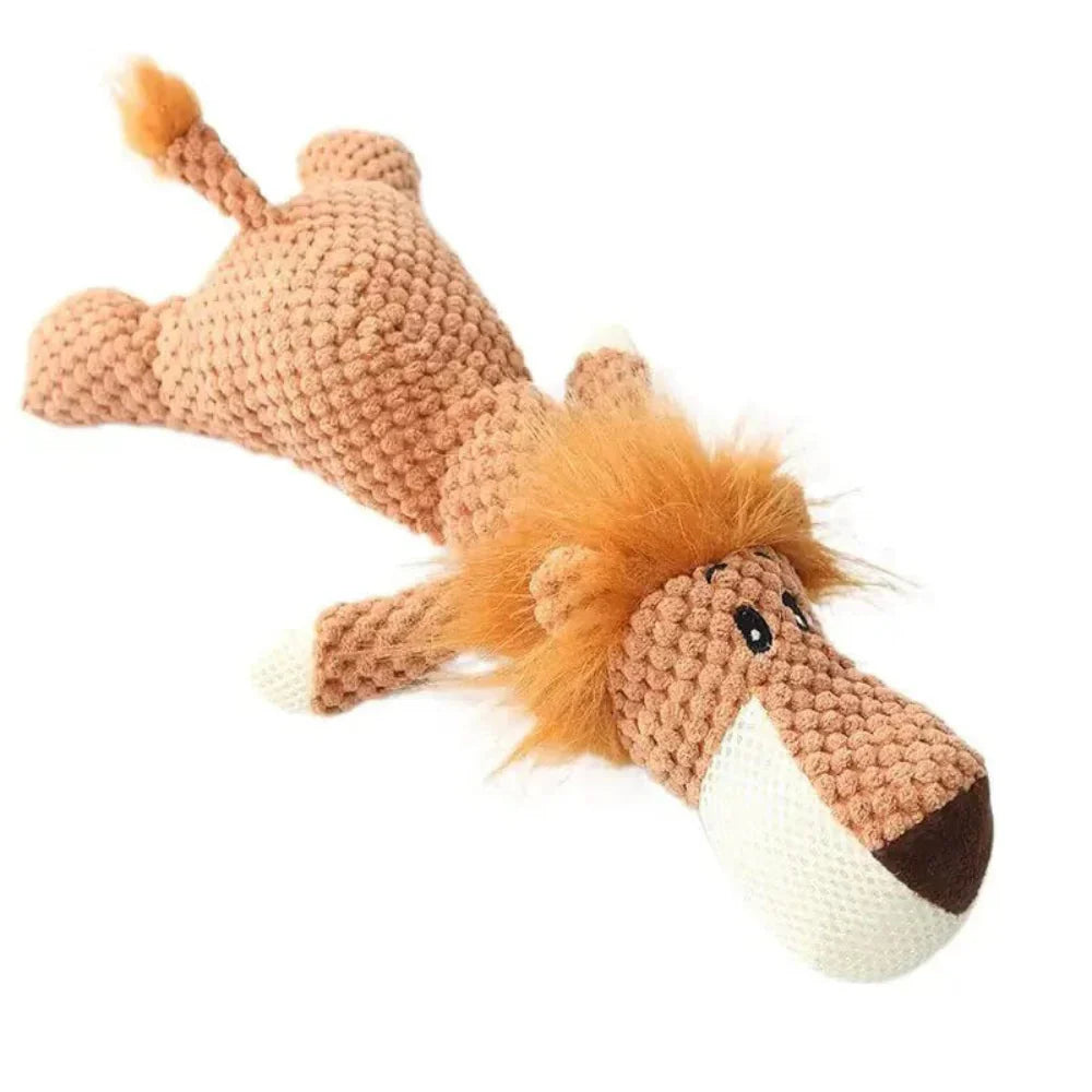 Plush Dog Toy  Crinkle Crocodile with Squeaker - Product detail 5