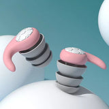 Silicone Earplugs for Sleeping  Reusable Noise Reduction Design - Product detail 5