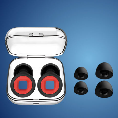 Soft Silicone Earplugs  Noise Reduction Sleep Comfort - Product showcase