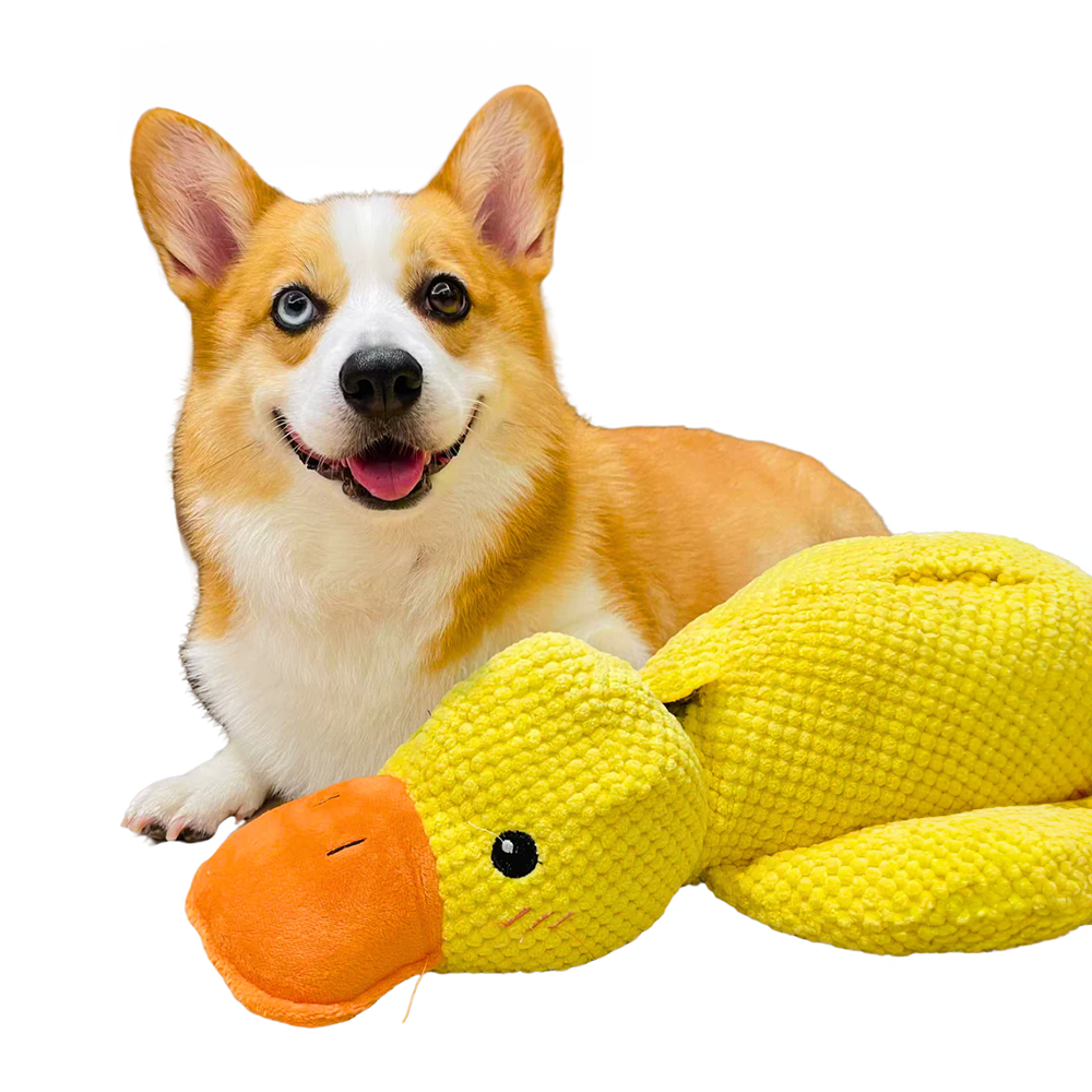 Plush Duck Dog Toy  Interactive Mental Stimulation Design - Product detail 5