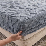 Velvet Duvet Cover Set  Quilted Diamond Pattern - Product detail 7