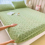 Velvet Duvet Cover Set  Quilted Diamond Pattern - Product detail 8