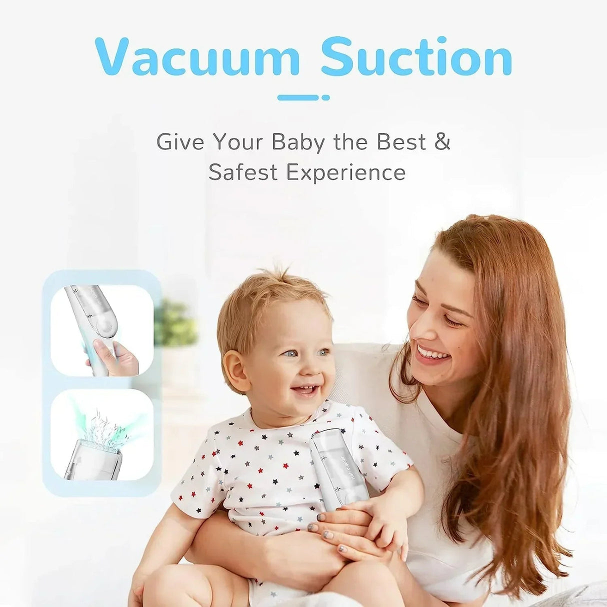 Baby Hair Trimmer  Ultra-Quiet Vacuum System - Product detail 4
