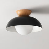 Modern Pendant Light  Black Metal Wood Accent - Product detail 15