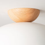 Modern Pendant Light  Black Metal Wood Accent - Product detail 11