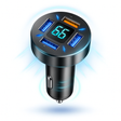 Dual USB Car Charger  66W Fast Charging Digital Display - Product showcase