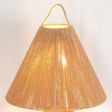 Modern Ceramic Table Lamp  Curved Base with Raffia Shade - Product detail 41