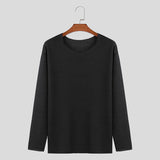 Essential Crew Neck Sweatshirt  Minimalist Cotton Blend Design - Product detail 12