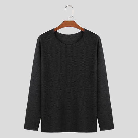 Essential Crew Neck Sweatshirt  Minimalist Cotton Blend Design - Product detail 12