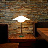 Bauhaus Table Lamp  Glass Base With Fabric Shade - Product detail 5
