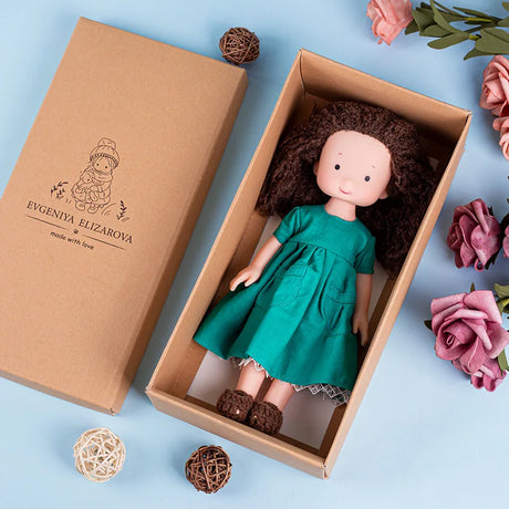 Waldorf Dress Up Doll  Handmade Plush With Interchangeable Outfits - Product example