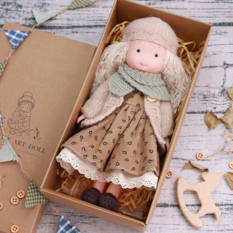 Waldorf Dress Up Doll  Handmade Plush With Interchangeable Outfits - Product detail 9