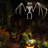 Gothic Skeleton Bat  Halloween Wall Hanging Decoration - Product showcase