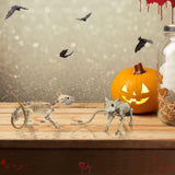 Gothic Skeleton Bat  Halloween Wall Hanging Decoration - Product detail 7