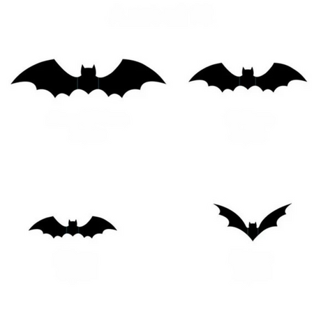 Halloween Wall Decals  3D Flying Bat Decorations - Product detail 6