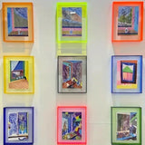Modern Acrylic Photo Frame  Transparent Art Deco Design - Product example