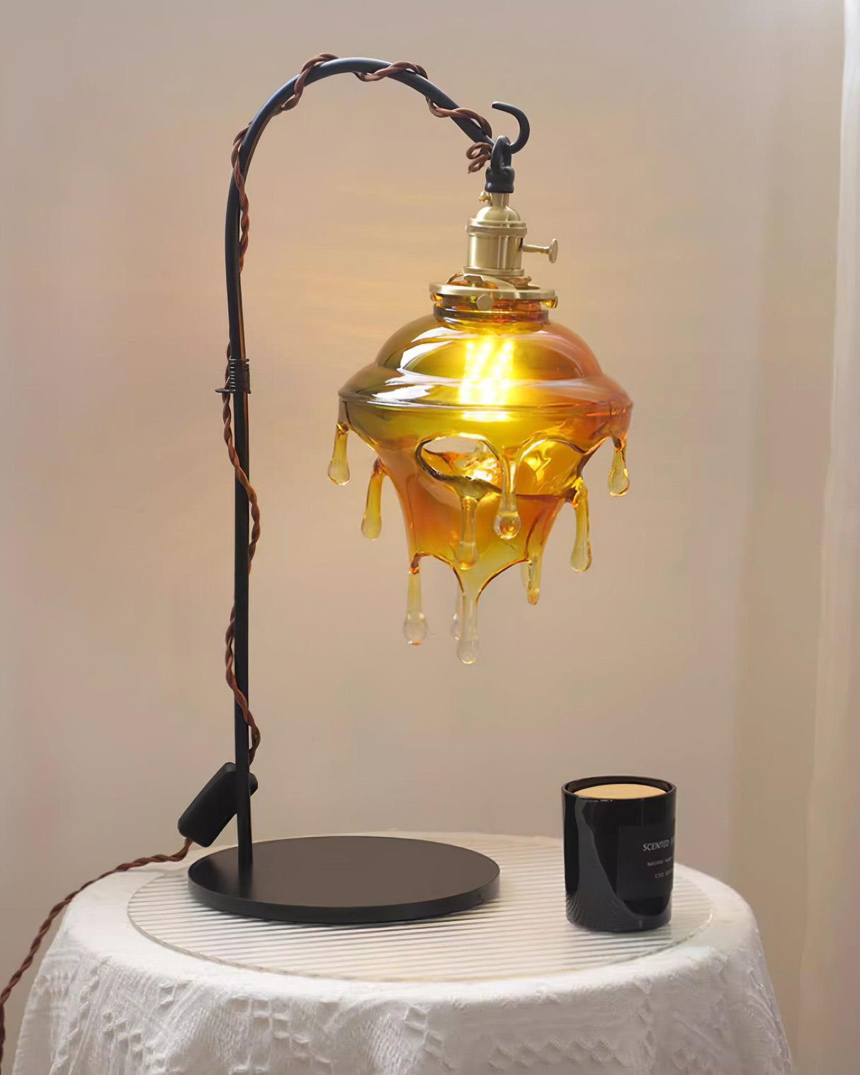 Organic Table Lamp  Crystal Water Droplet Design - Product detail 17