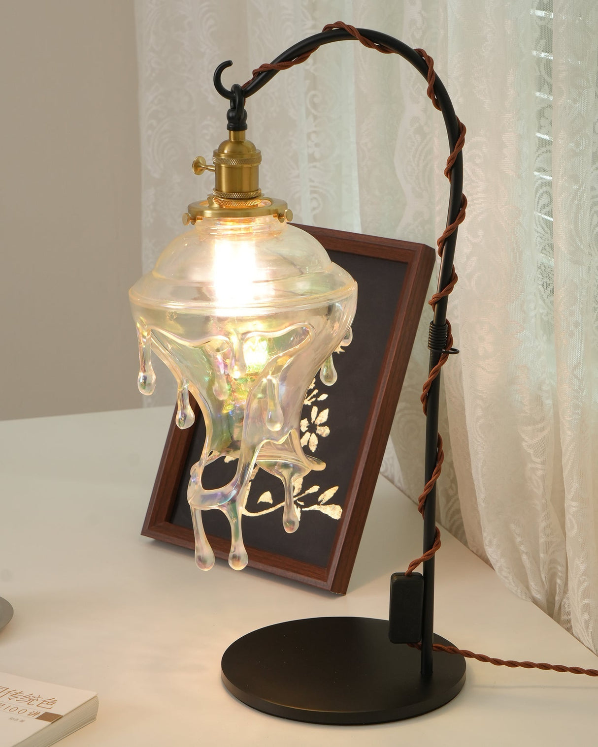Organic Table Lamp  Crystal Water Droplet Design - Product detail 13
