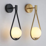 Modern Wall Sconce  Teardrop Globe Design - Product showcase