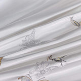 Luxury Butterfly Duvet Set  Egyptian Cotton Satin Blend - Product detail 5