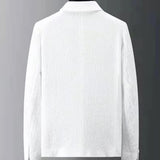 Modern Loungewear Set  Textured Polyester Blazer and Pants - Product example
