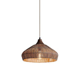 Rattan Pendant Light  Natural Woven Dome Shade - Product detail 8