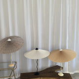 Modern Pleated Table Lamp  Textured Shade Design - Product detail 17
