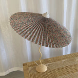 Modern Pleated Table Lamp  Textured Shade Design - Product detail 9