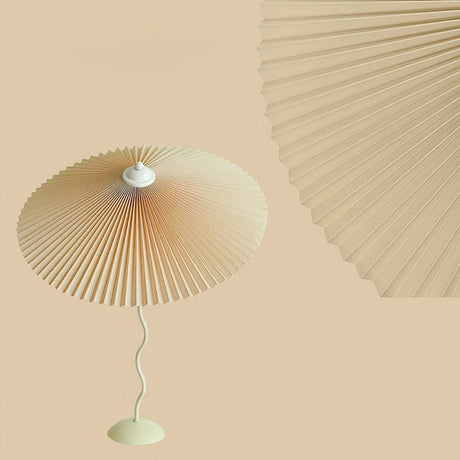 Modern Pleated Table Lamp  Textured Shade Design - Product detail 33