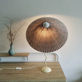 Modern Pleated Table Lamp  Textured Shade Design - Product detail 4