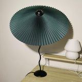 Modern Pleated Table Lamp  Textured Shade Design - Product detail 7