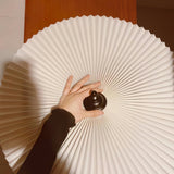 Modern Pleated Table Lamp  Textured Shade Design - Product detail 10