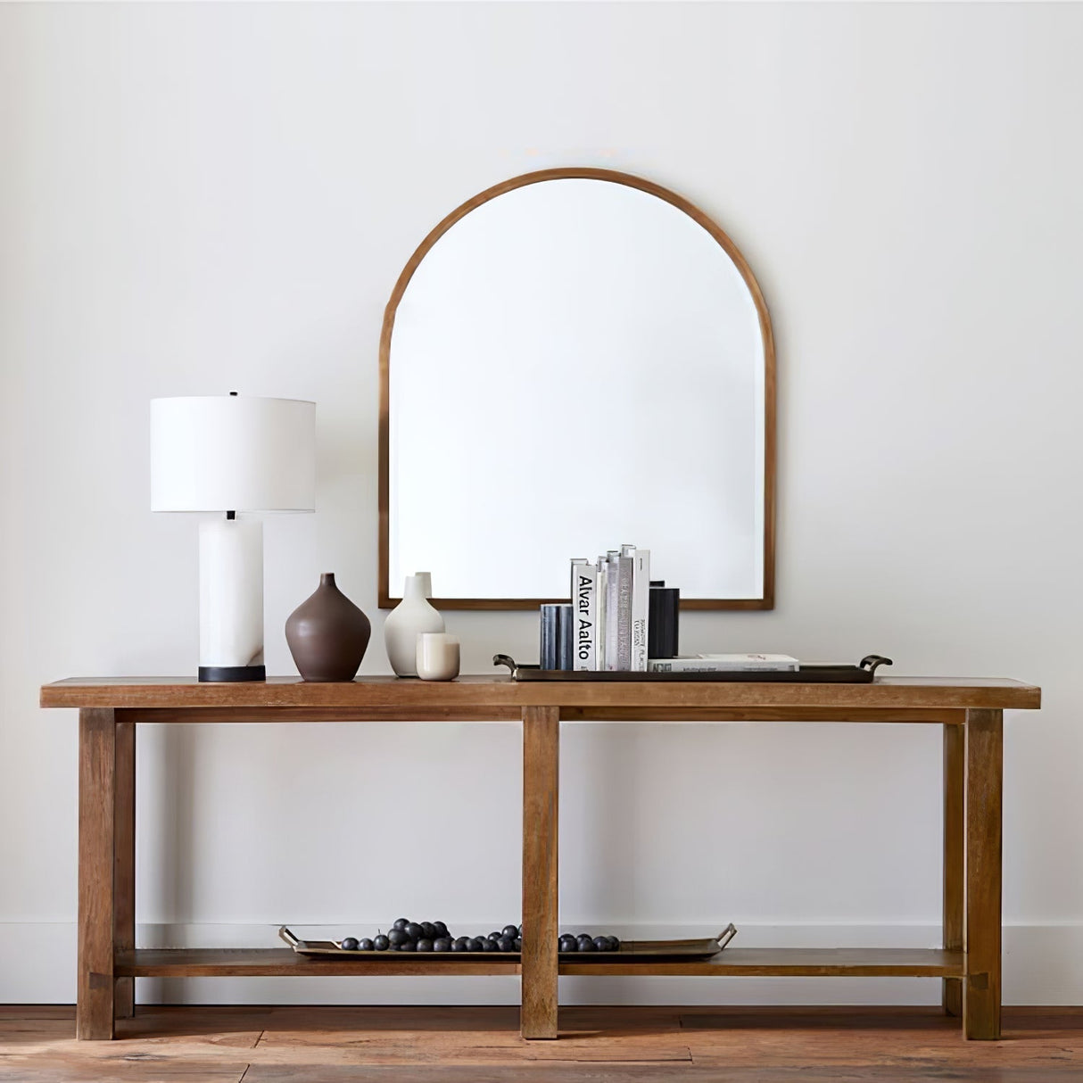 Alabaster Table Lamp  White Marble Base with Linen Shade - Product detail 11