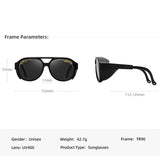 Protective Motorcycle Sunglasses  UV400 TAC Lens Shield - Product example