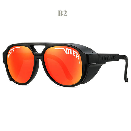 Protective Motorcycle Sunglasses  UV400 TAC Lens Shield - Product detail 4
