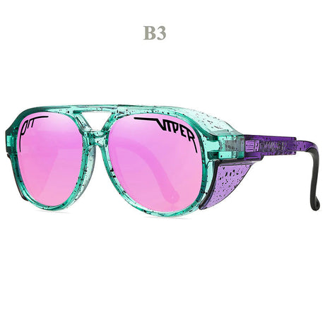 Protective Motorcycle Sunglasses  UV400 TAC Lens Shield - Product detail 5